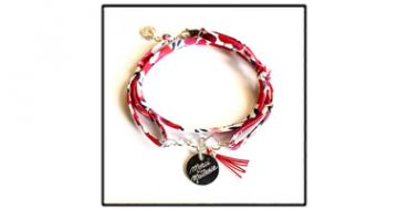 Finition 15 : Liberty fin spaghetti fermoir mousqueton ou Maman m'a dit