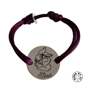 Bracelet Mrs Bunny jeton 20mm