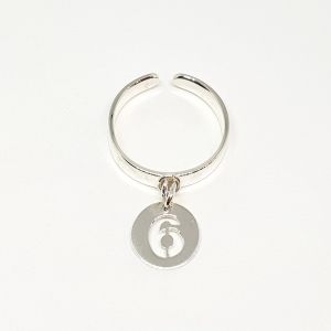 Bague médaille numéro