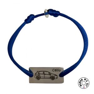 Bracelet voiture au choix médaille sur mesure