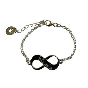 Bracelet gourmette infini xxl