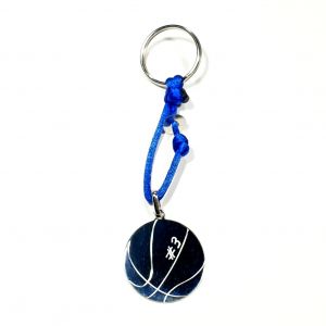 Porte clé médaille ballon de basket 25 mm