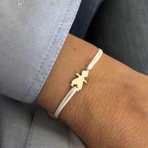Bracelet fille ou garçon 16 mm sur mesure taille S