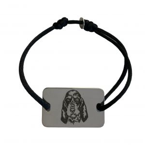 Bracelet chien griffon médaille 22x35