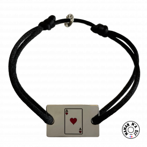 Bracelet carte as de coeur