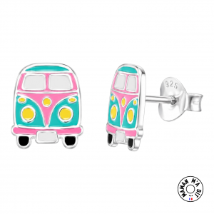 Boucles d'oreilles van rétro en argent