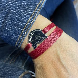 Bracelet Casque de Pompier personnalisé