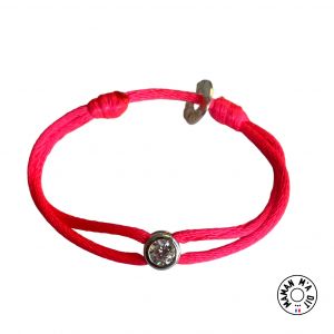 Bracelet zirconium 6 mm en argent