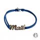 Bracelet prénom court jusqu'à 5 lettres