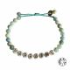 Bracelet marraine perles naturelles (mot au choix)
