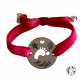 Bracelet jeton empreinte pied  20 mm médaille naissance