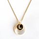 Collier lettre sur nacre