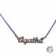 Collier prénom jusqu'à 5 lettres