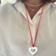 Collier coeur 35 mm sur mesure