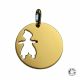 Médaille ronde garçon 25 mm