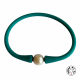 Bracelet silicone perle de culture 10 mm