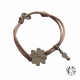 Bracelet trèfle et pompon perle