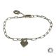 Bracelet 1 cadenas au choix maillons  rectangles