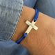 Bracelet croix 16x22 mm