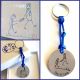 Porte clé médaille sur mesure 30 mm dessin d'enfant
