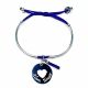 Bracelet demi jonc médaille coeur