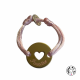 Bracelet cible cœur 14mm - Copie