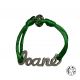Bracelet prénom court jusqu'à 5 lettres