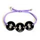 Bracelet 2 à 3 personnages médailles rondes